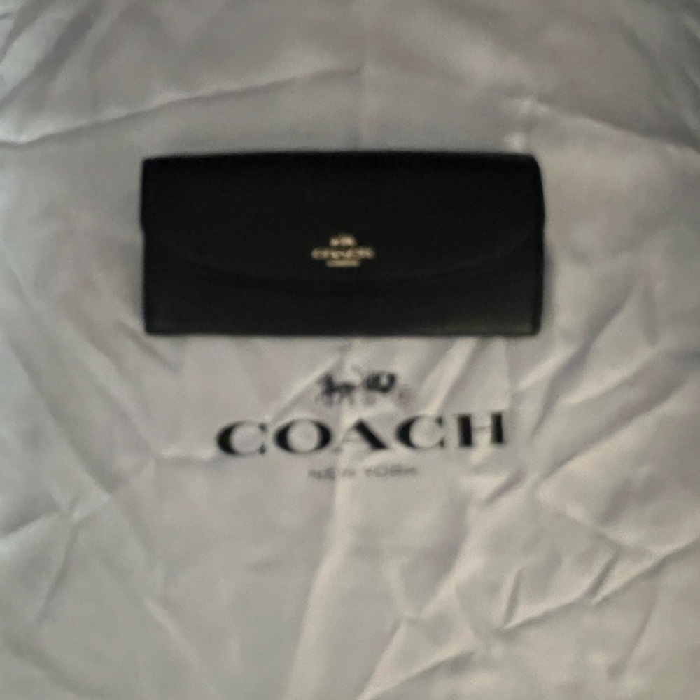 Coach Black Wallet